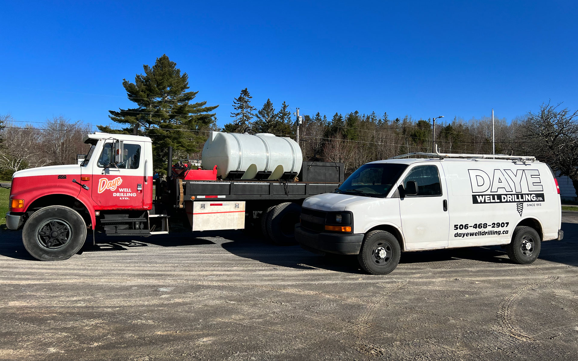 Daye Well Drilling Truck and Van